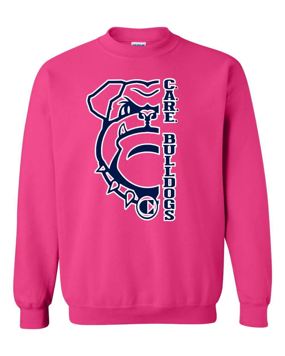 Crewneck Sweatshirt Care Bulldog