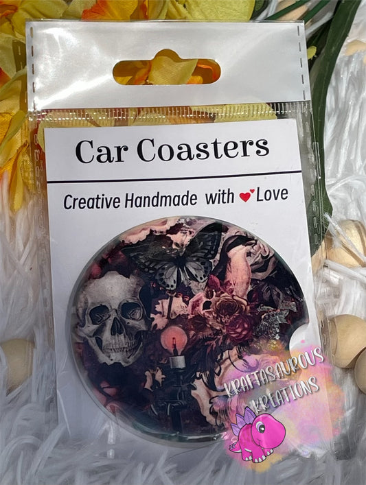 Skull Car Coaster