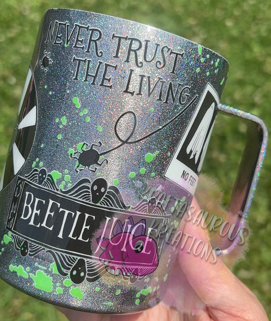 Beetle spooky mug