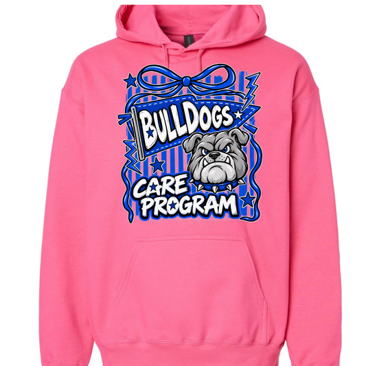 Hooded Sweatshirts CARE Bulldog Flag