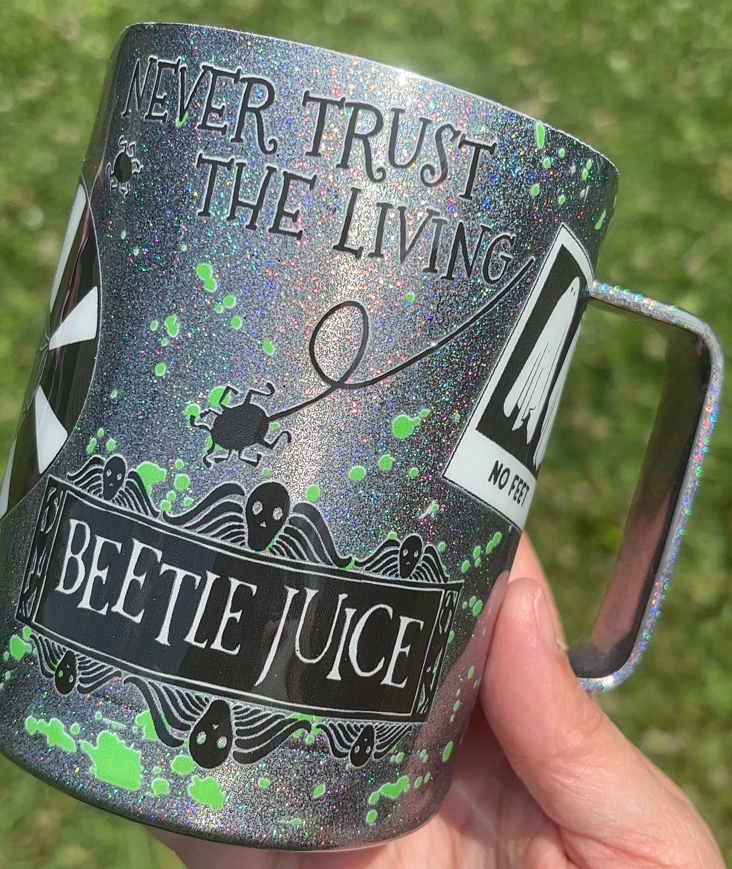 Beetle spooky mug