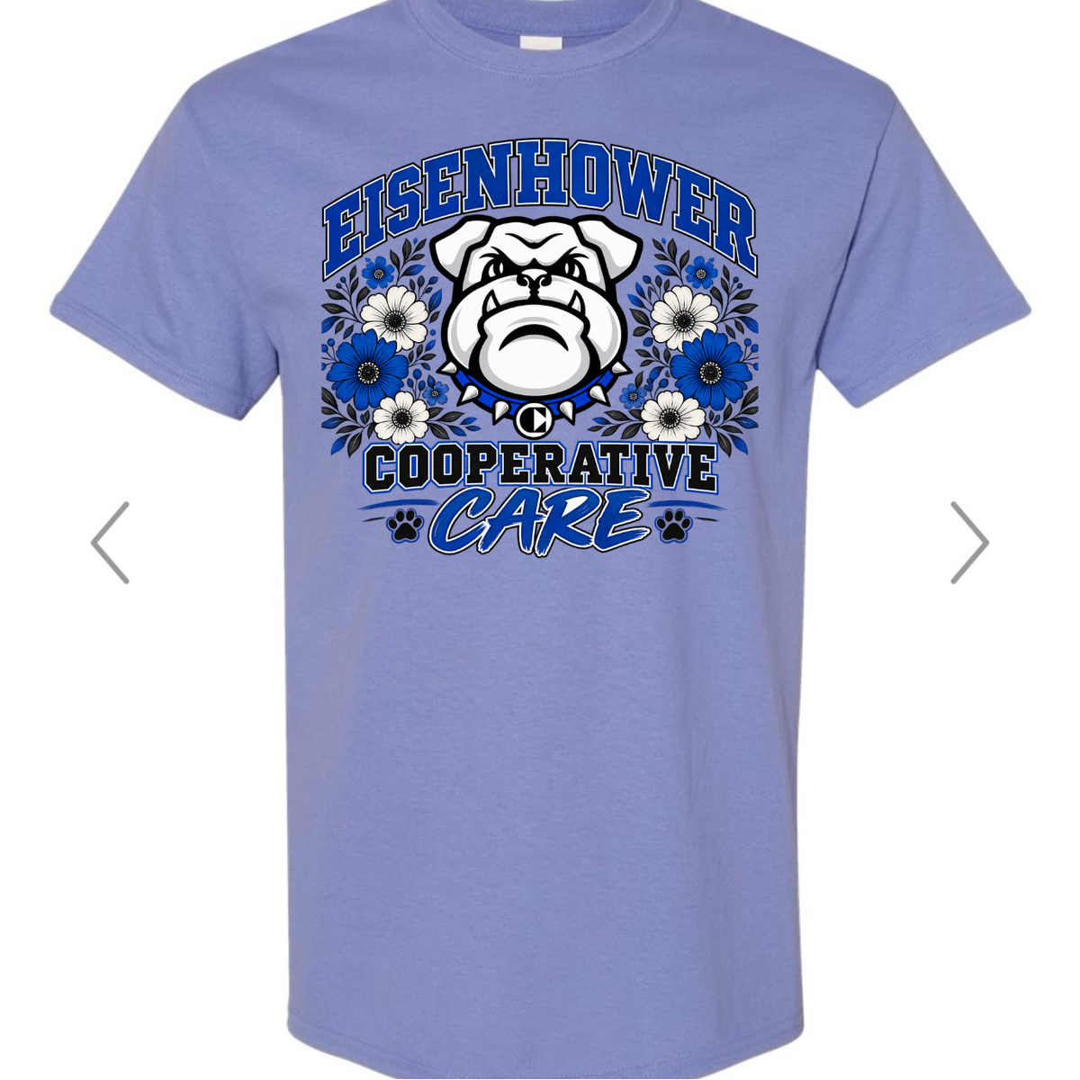 Bulldog Floral T-shirt