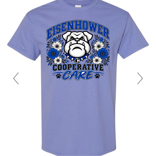 Bulldog Floral T-shirt