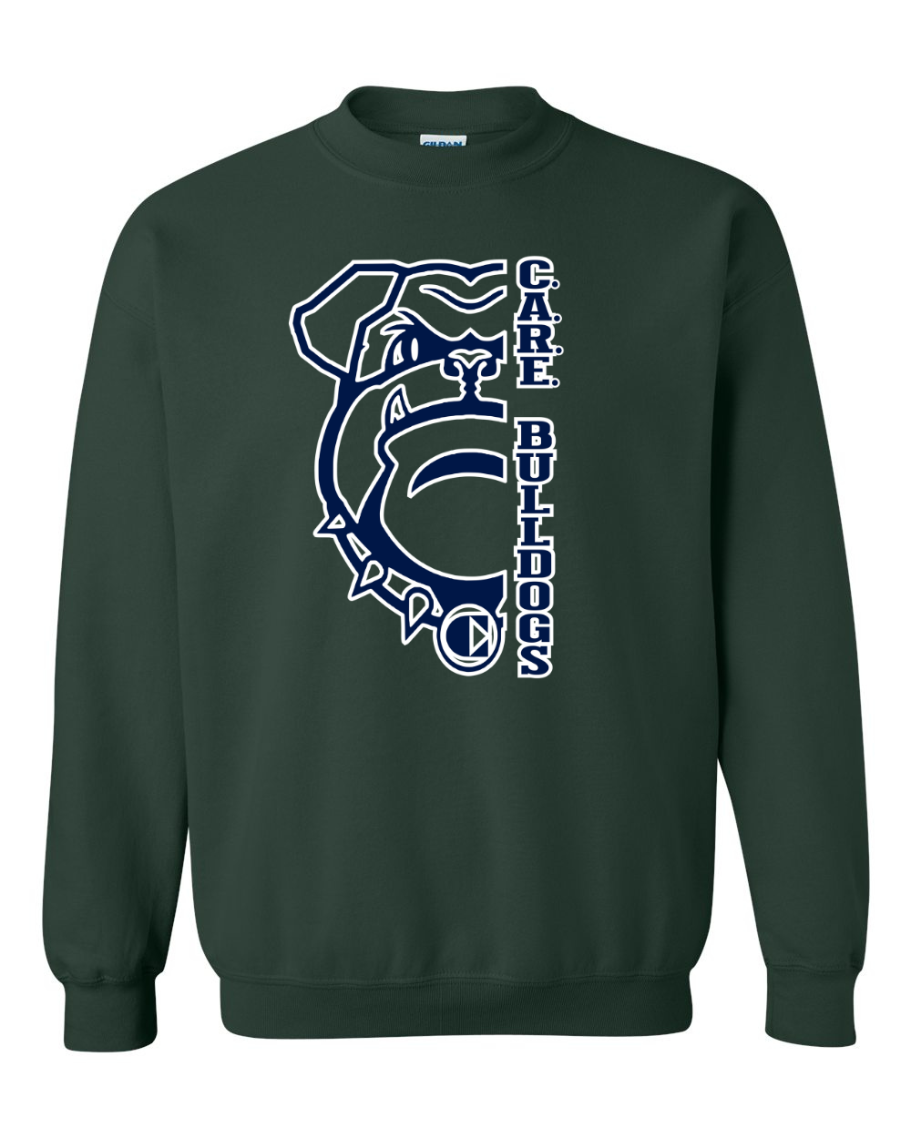 Crewneck Sweatshirt Care Bulldog