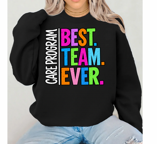 Crewneck Sweatshirt CARE is the BEST