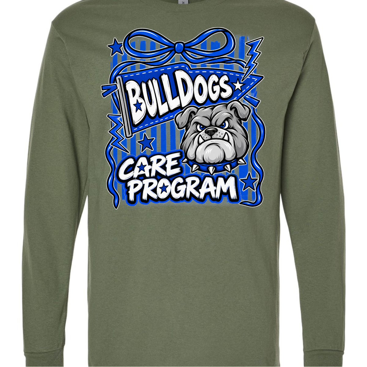 Care Bulldog Flag