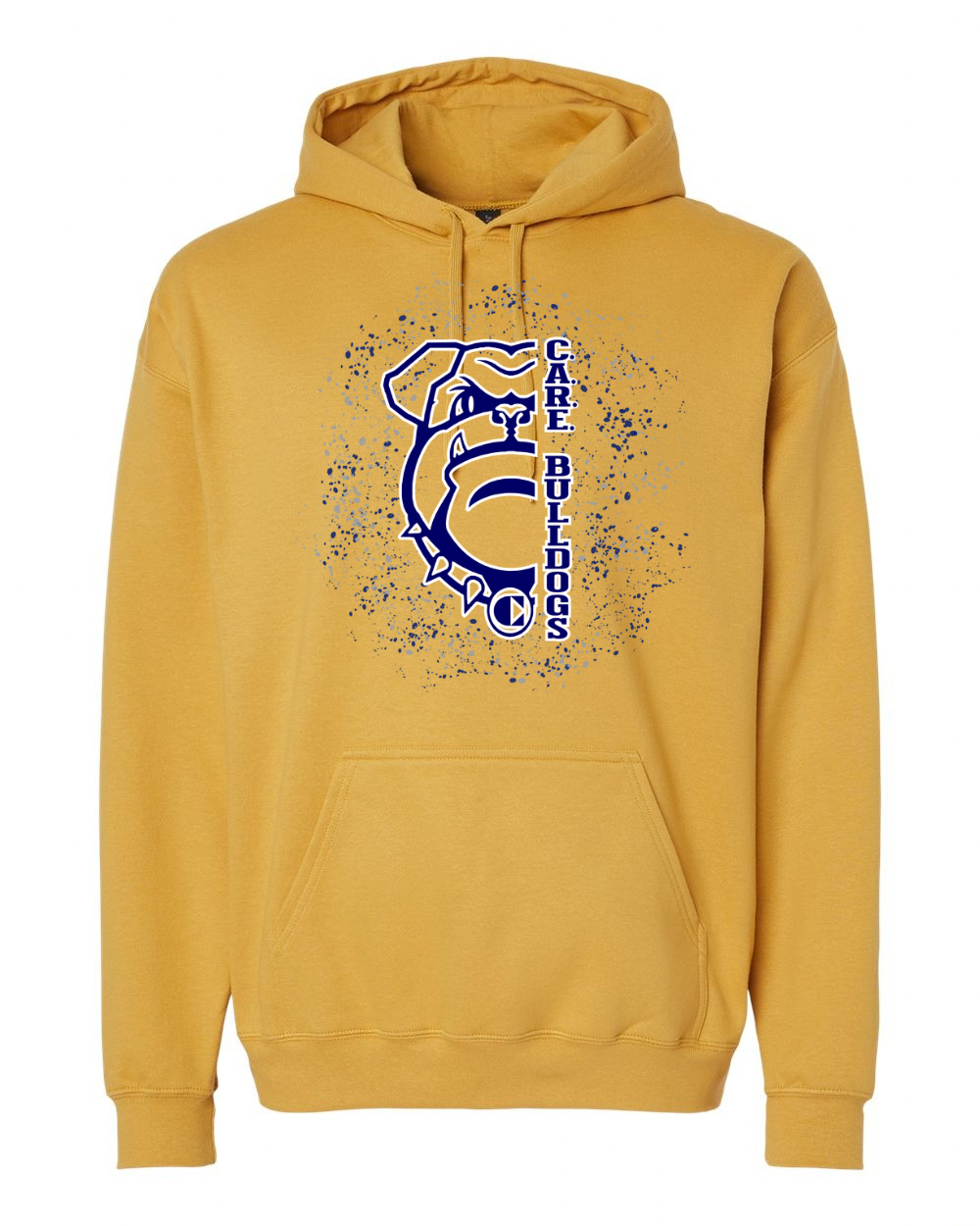 Hooded Sweatshirts CARE Bulldog with Speckle
