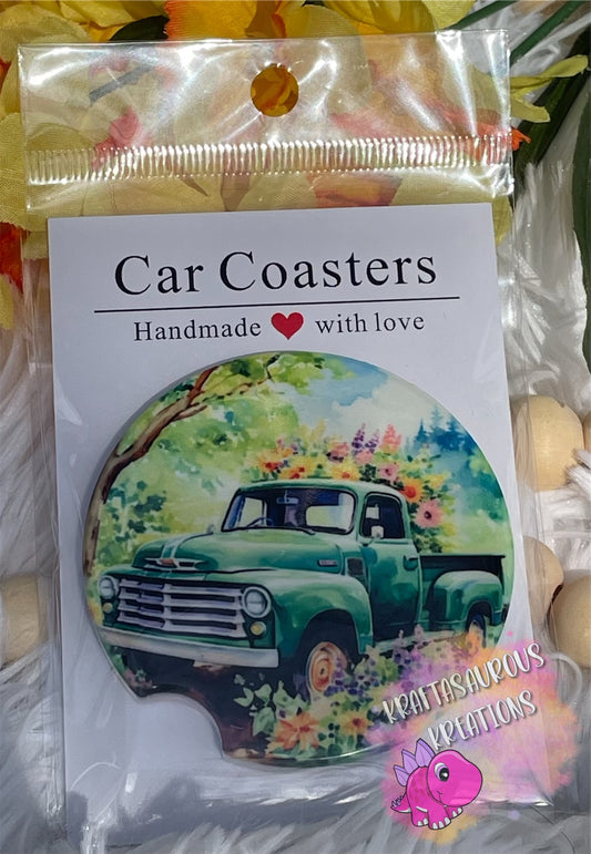 Farm Truck Car Coaster