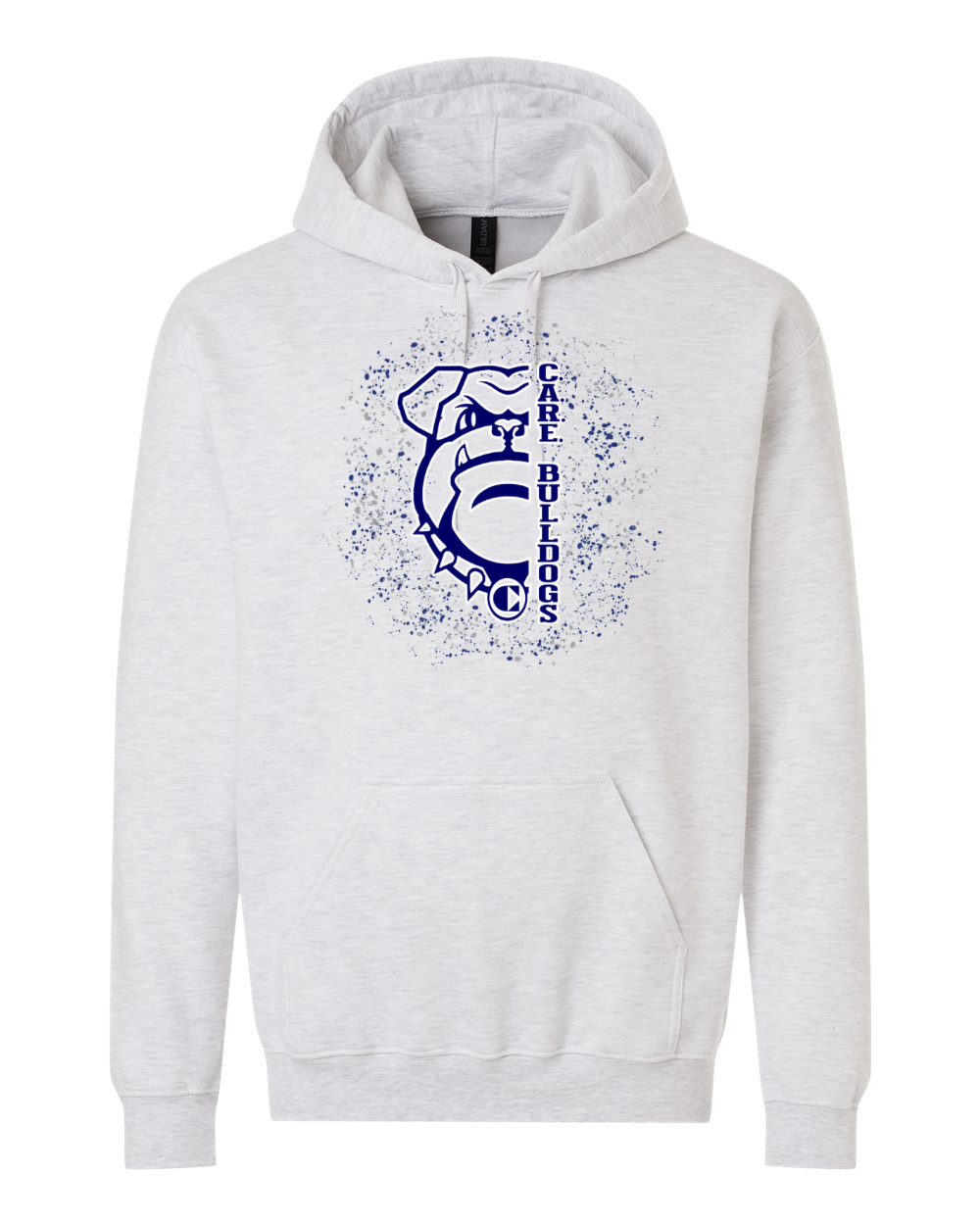 Hooded Sweatshirts CARE Bulldog with Speckle