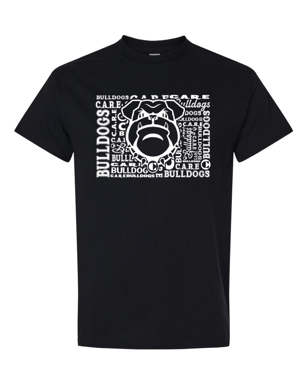 CARE Word Collage T shirt